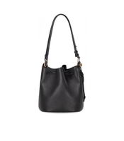 FURLA SFERA MINI BLACK BUCKET BAG