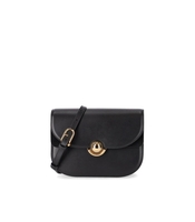 FURLA SFERA S ROUND BLACK CROSSBODY BAG