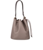 FURLA SFERA S STUCCO GRAY BUCKET BAG