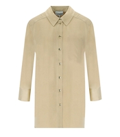 GANNI BEIGE SATIN SHIRT
