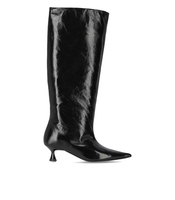 GANNI BLACK NAPLACK SLOUCHY BOOT