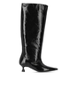 GANNI BLACK NAPLACK SLOUCHY BOOT
