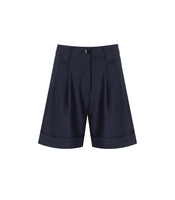 GANNI BLUE BERMUDA SHORTS