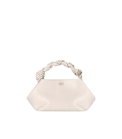GANNI BOU EGRET WHITE HANDBAG