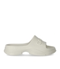 GANNI EGRET WHITE POOL SLIDE SANDAL