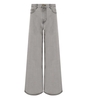 GANNI FUTURE GREY WIDE LEG JEANS