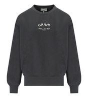 GANNI ISOLI GRAUES SWEATSHIRT