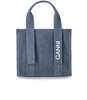 GANNI TECH DENIM HANDBAG