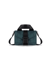 GANNI TECH MINI GREEN CROSSBODY BAG