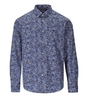 GMF 965 BLUE FLORAL SHIRT
