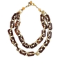 ÀLMALA GOLD ACETATE CORNIOLA NECKLACKE