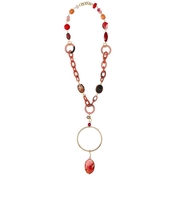 ÀLMALA METAL PINK NECKLACE