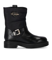 LOVE MOSCHINO SCHWARZ BIKER STIEFEL
