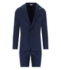 MANUEL RITZ BLUE SINGLE-BREASTED SUIT