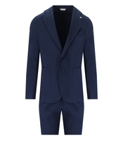 MANUEL RITZ BLUE SINGLE-BREASTED SUIT