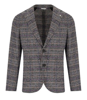 MANUEL RITZ GREY PRINCE OF WALES SINGLE BREASTED JACKET