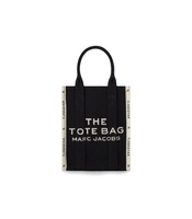MARC JACOBS THE JACQUARD CROSSBODY TOTE BLACK BAG