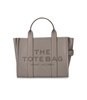 MARC JACOBS THE LEATHER MEDIUM TOTE CEMENT HANDBAG