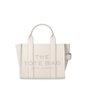 MARC JACOBS THE LEATHER SMALL TOTE COTTON HANDBAG