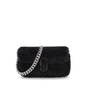 MARC JACOBS THE TEDDY J MARC MINI BLACK CROSSBODY BAG