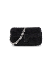 MARC JACOBS THE TEDDY J MARC MINI BLACK CROSSBODY BAG