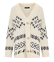 MAX MARA WEEKEND ACACIA WHITE CARDIGAN
