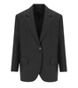 MAX MARA WEEKEND BRAVO BLACK SINGLE-BREASTED JACKET