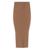 MAX MARA WEEKEND CALOTTA TERRA RIBBED KNITTED SKIRT