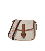 MAX MARA WEEKEND GAP ECRU CROSSBODY TAS