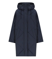 MAX MARA WEEKEND GIUNTO BLUE HOODED PADDED COAT