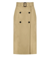 MAX MARA WEEKEND NEBBIA BEIGE MIDI SKIRT