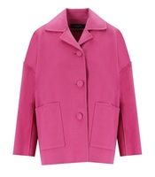 MAX MARA WEEKEND PANCA FUCHSIA WOOL JACKET