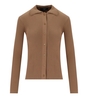 MAX MARA WEEKEND PAPIRO TERRA RIBBED CARDIGAN