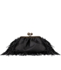 MAX MARA WEEKEND PASTICCINO BELFORD MEDIUM BLACK CLUTCH