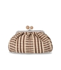 MAX MARA WEEKEND PASTICCINO LOCRI MEDIUM BICOLOR CLUTCH