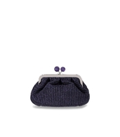 MAX MARA WEEKEND PASTICCINO PALMAS SMALL PURPLE CLUTCH