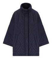 MAX MARA WEEKEND PITTORE BLUE QUILTED JACKET