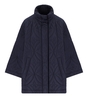 MAX MARA WEEKEND PITTORE BLUE QUILTED JACKET