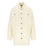 MAX MARA WEEKEND ROLF CREAM OVERSIZE SHIRT
