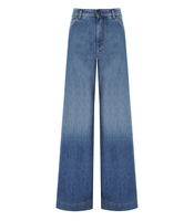 MAX MARA WEEKEND VEGA LIGHT BLUE WIDE LEG JEANS