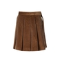 MAX MARA WEEKEND ZUCCA NOCCIOLA RIBBED SKIRT