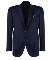 SANTANIELLO BLAUE EINREIHIGE JACKE