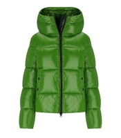 SAVE THE DUCK BIDDY GREEN HODDED PADDED JACKET
