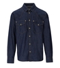 VERSACE JEANS COUTURE DUNKELBLAUES DENIM HEMD