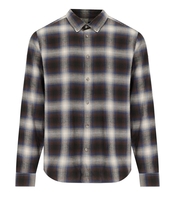 WOOLRICH MADRAS CHECK BROWN AND BLUE SHIRT