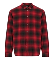 WOOLRICH MADRAS CHECK RED AND BLACK SHIRT