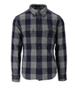 WOOLRICH OXBOW BUFFALO GRAU BLAU HEMD
