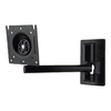 Economy double joint - staffa - per pannello piatto - nero om07014