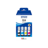 Ecotank 104 - confezione da 4 - nero,  giallo,  ciano,  magenta c13t00p640