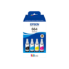 Ecotank 664 - confezione da 4 - nero,  giallo,  ciano,  magenta c13t664640